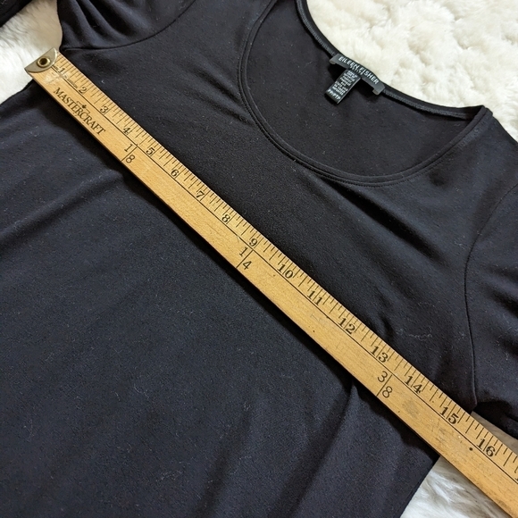 Eileen FISHER jersey tunic top dress xs petite pp black - Picture 12 of 15
